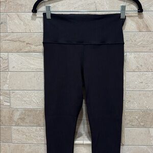 Athleta Black Elation Ribbed Leggings Size Small
